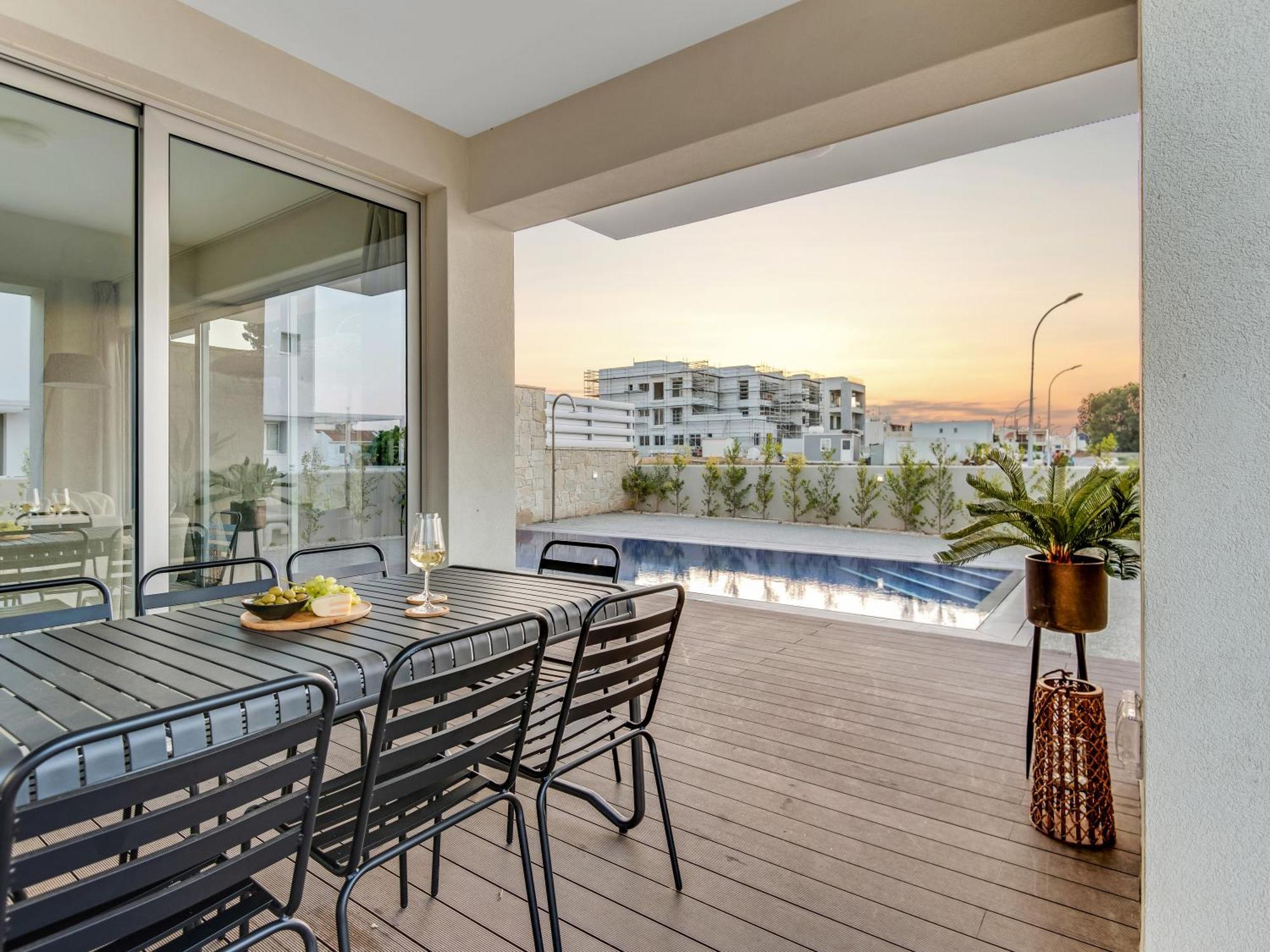 Sanders Mythical Blue Villas Paralimni Esterno foto